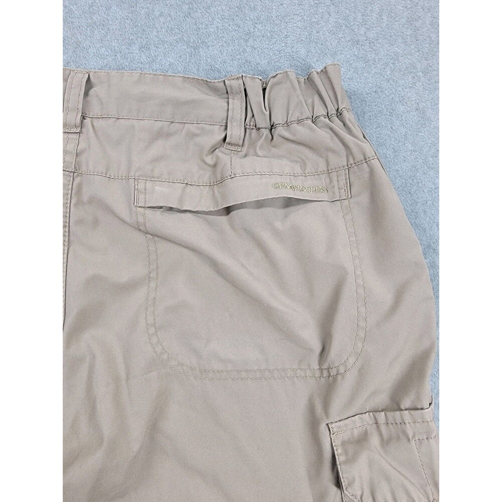 Craghoppers Cargo Pants Mens 38 36x30 Beige Baggy Khaki Mid Rise Lightweight - Picture 14 of 16